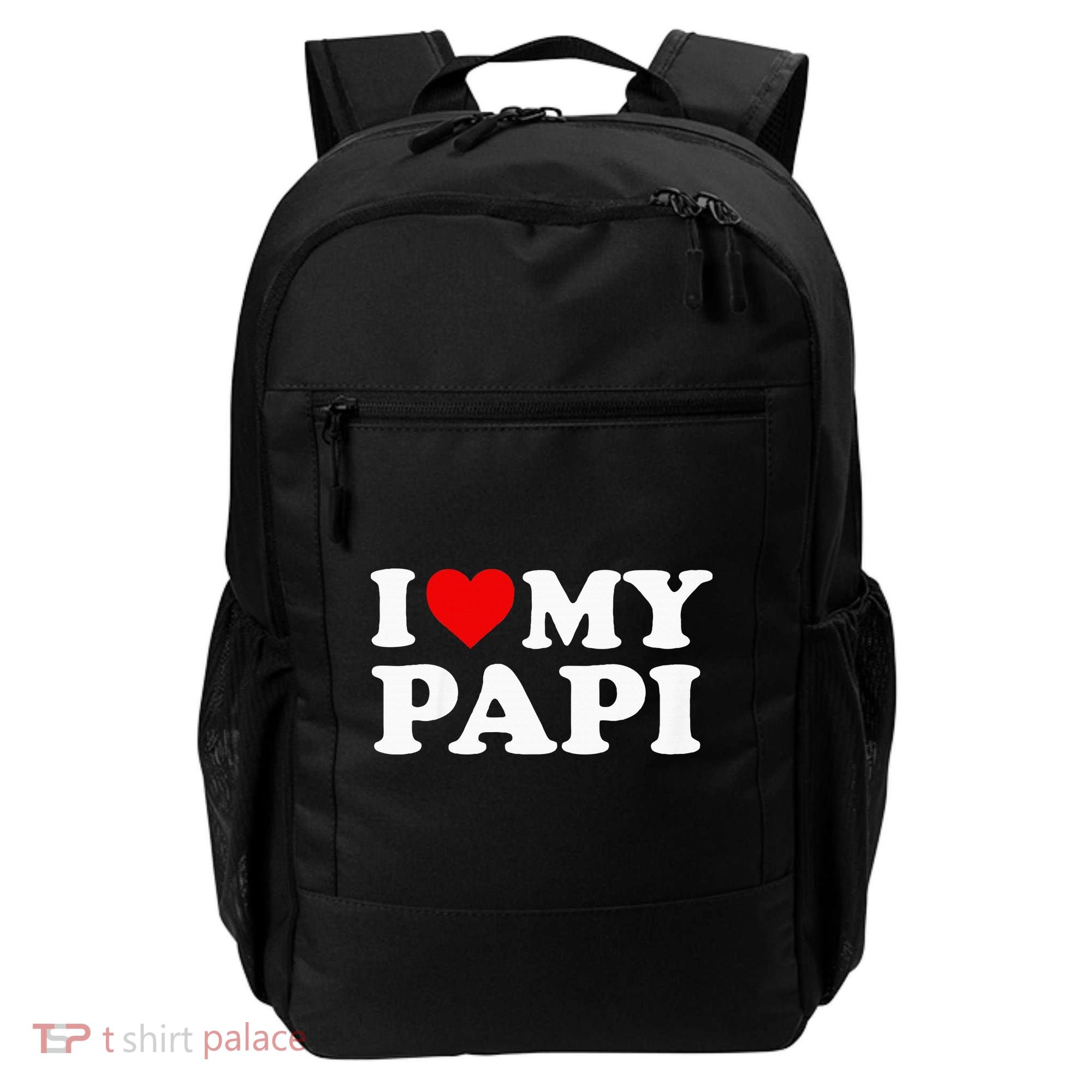 I Love My Papi Backpack