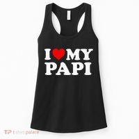 I Love My Papi Women's Tank Top thumb 0