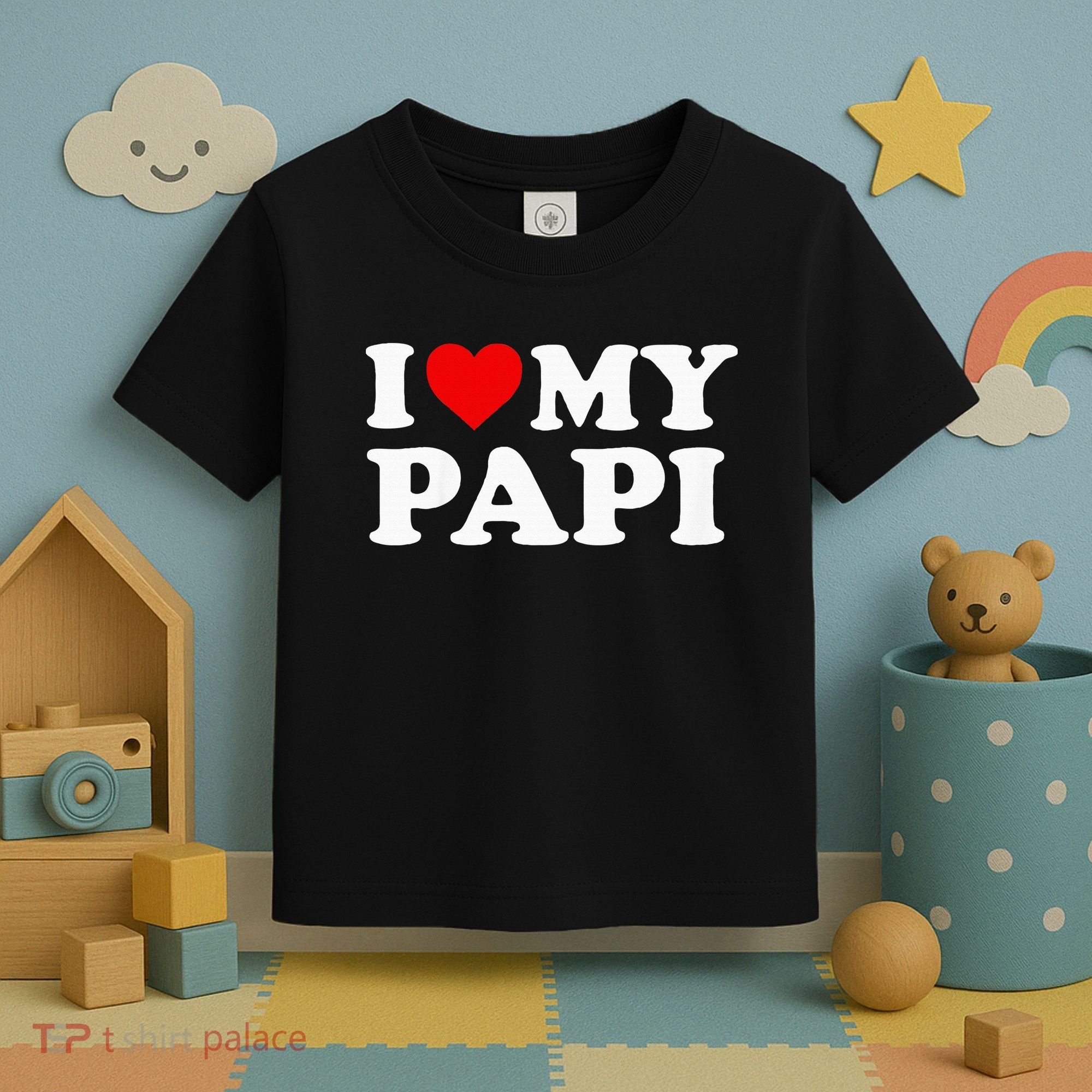 I Love My Papi Toddler T-Shirt