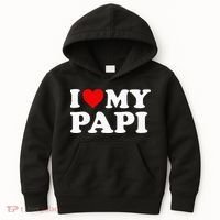 I Love My Papi Kids Hoodie thumb 0