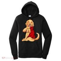 I Love Mom Funny Golden Retriever Women's Hoodie thumb 0