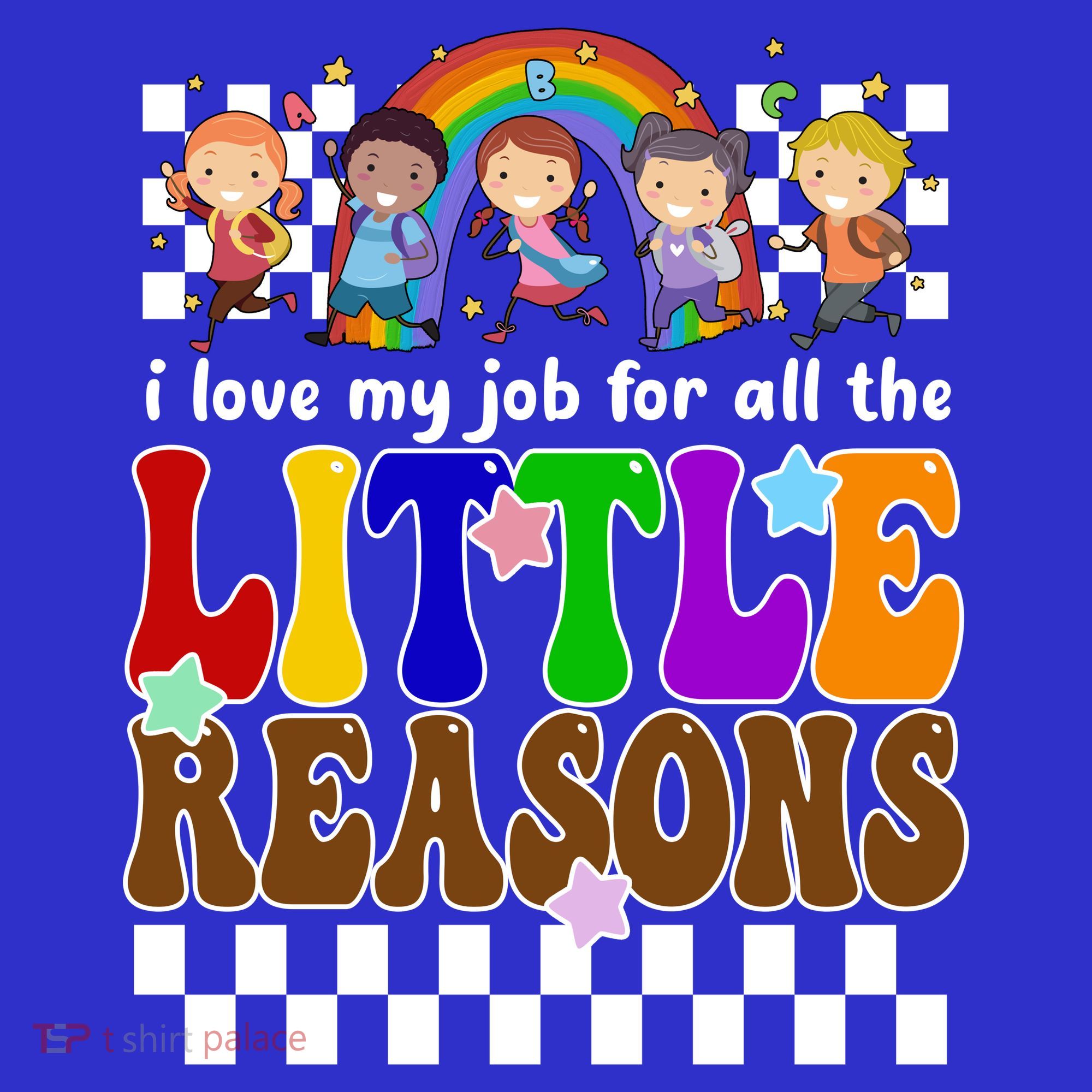 I Love My Job For All The Little Reasons Elementary Teacher Women's Tank Top