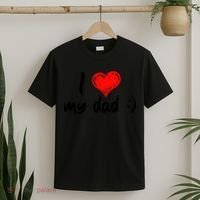 I Love My Dad TShirtCute I Love My Dad T-Shirt thumb 2