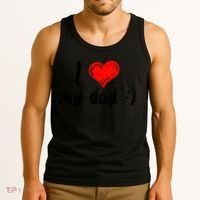 I Love My Dad TShirtCute I Love My Dad Tank Top thumb 3