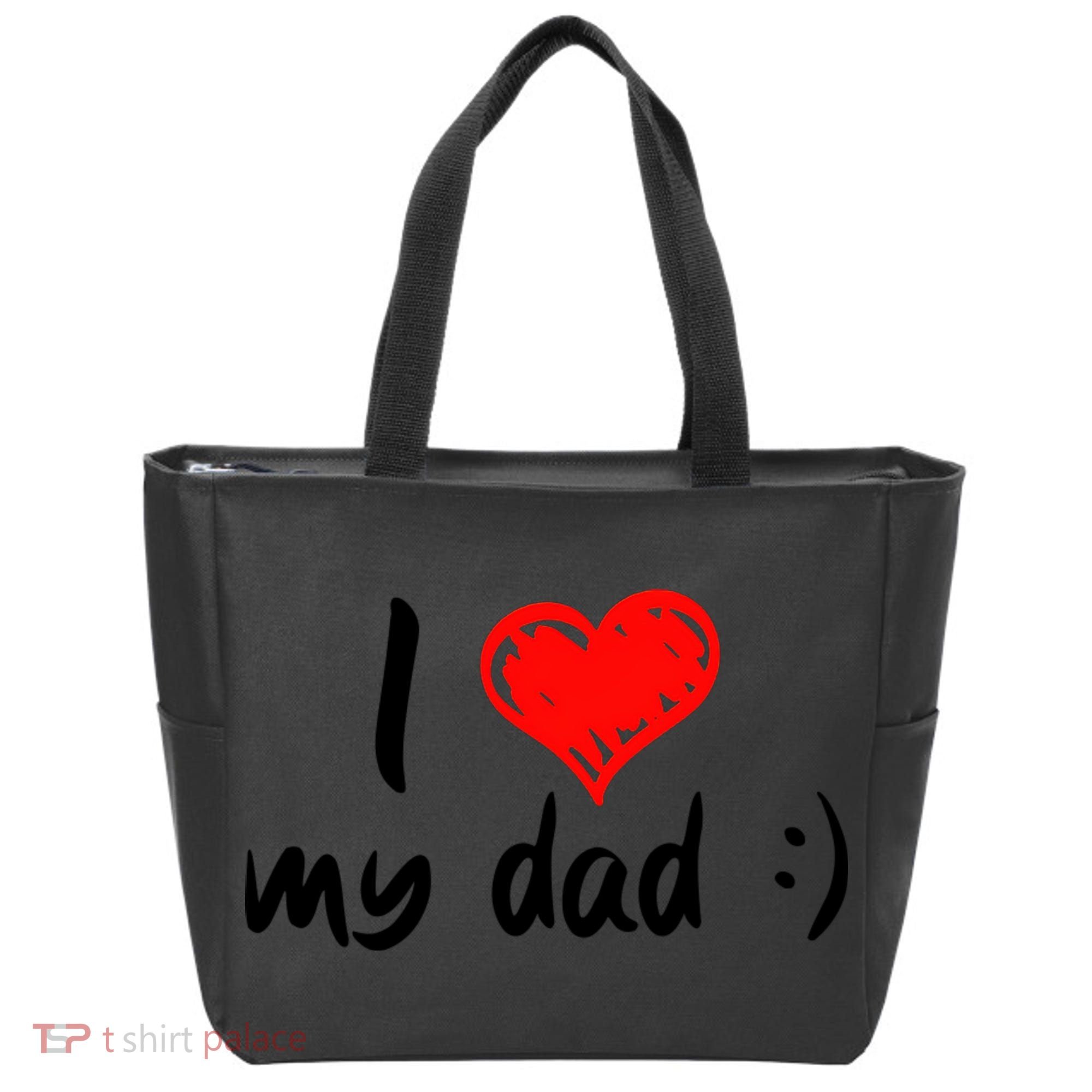 I Love My Dad TShirtCute I Love My Dad Tote Bag