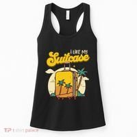 I Like My Suitcase Funny Sootcase Viral Meme Travel Women's Tank Top thumb 0