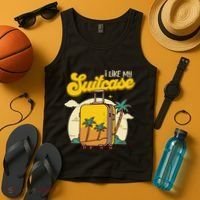 I Like My Suitcase Funny Sootcase Viral Meme Travel Tank Top thumb 4