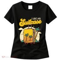 I Like My Suitcase Funny Sootcase Viral Meme Travel Women's T-Shirt thumb 0