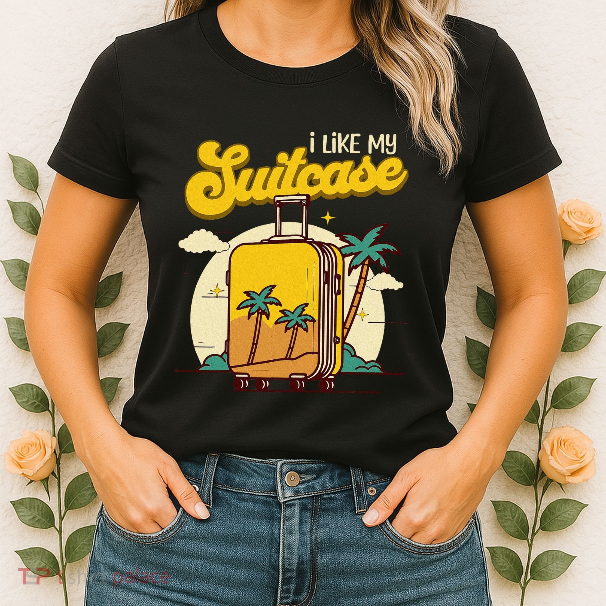 I Like My Suitcase Funny Sootcase Viral Meme Travel Women's T-Shirt