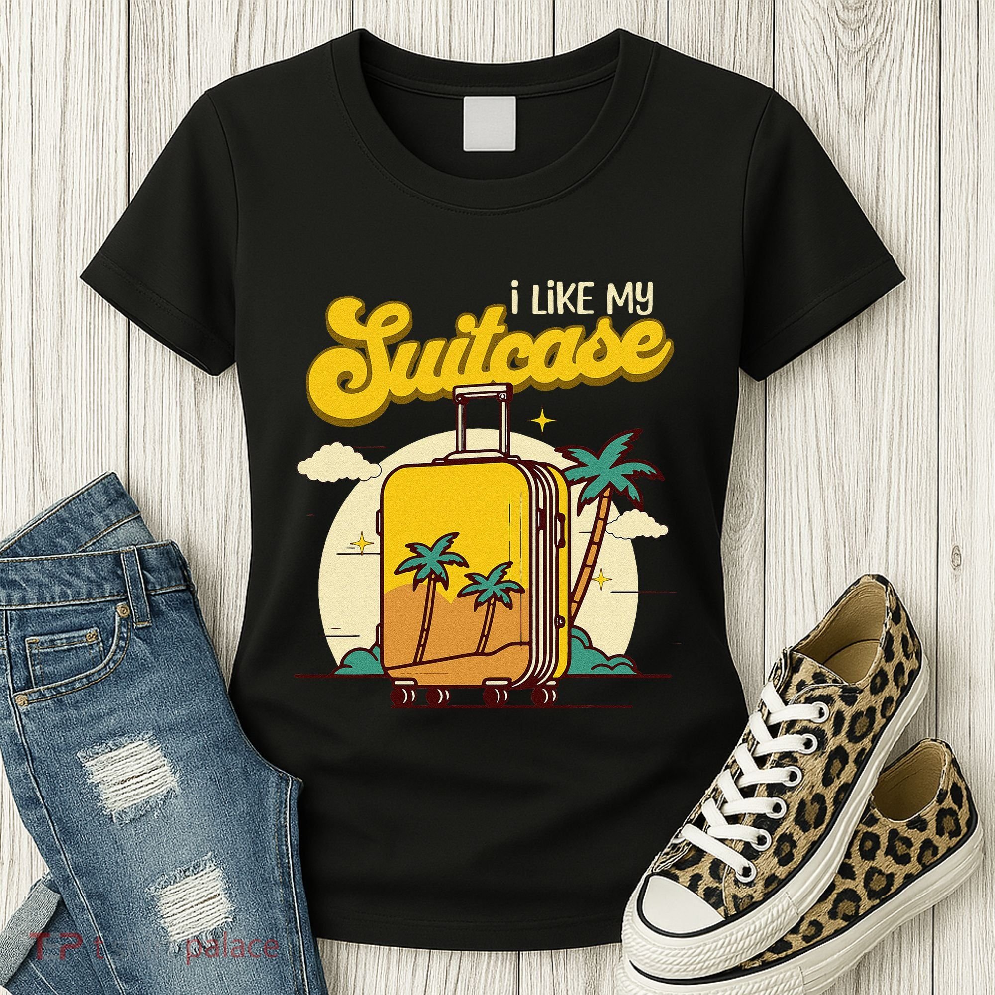 I Like My Suitcase Funny Sootcase Viral Meme Travel Women's T-Shirt