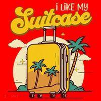 I Like My Suitcase Funny Sootcase Viral Meme Travel Santa Hat thumb 1