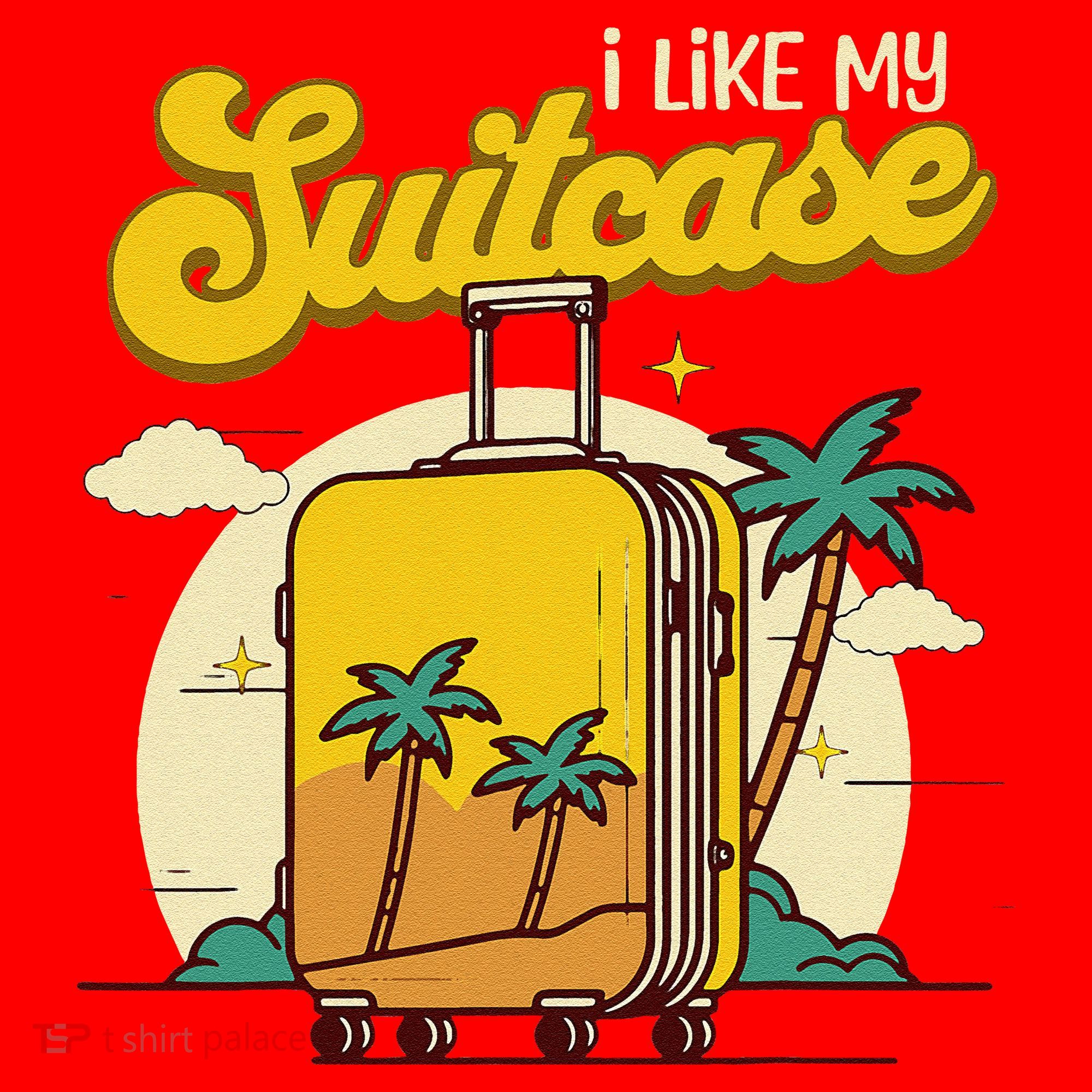 I Like My Suitcase Funny Sootcase Viral Meme Travel Santa Hat