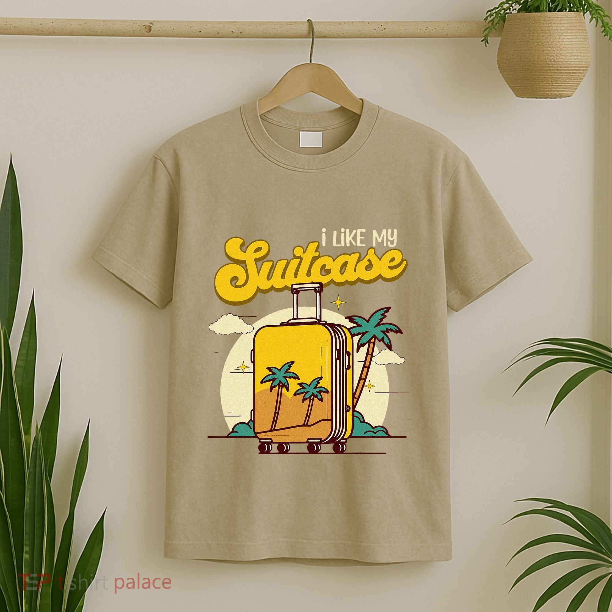 I Like My Suitcase Funny Sootcase Viral Meme Travel T-Shirt