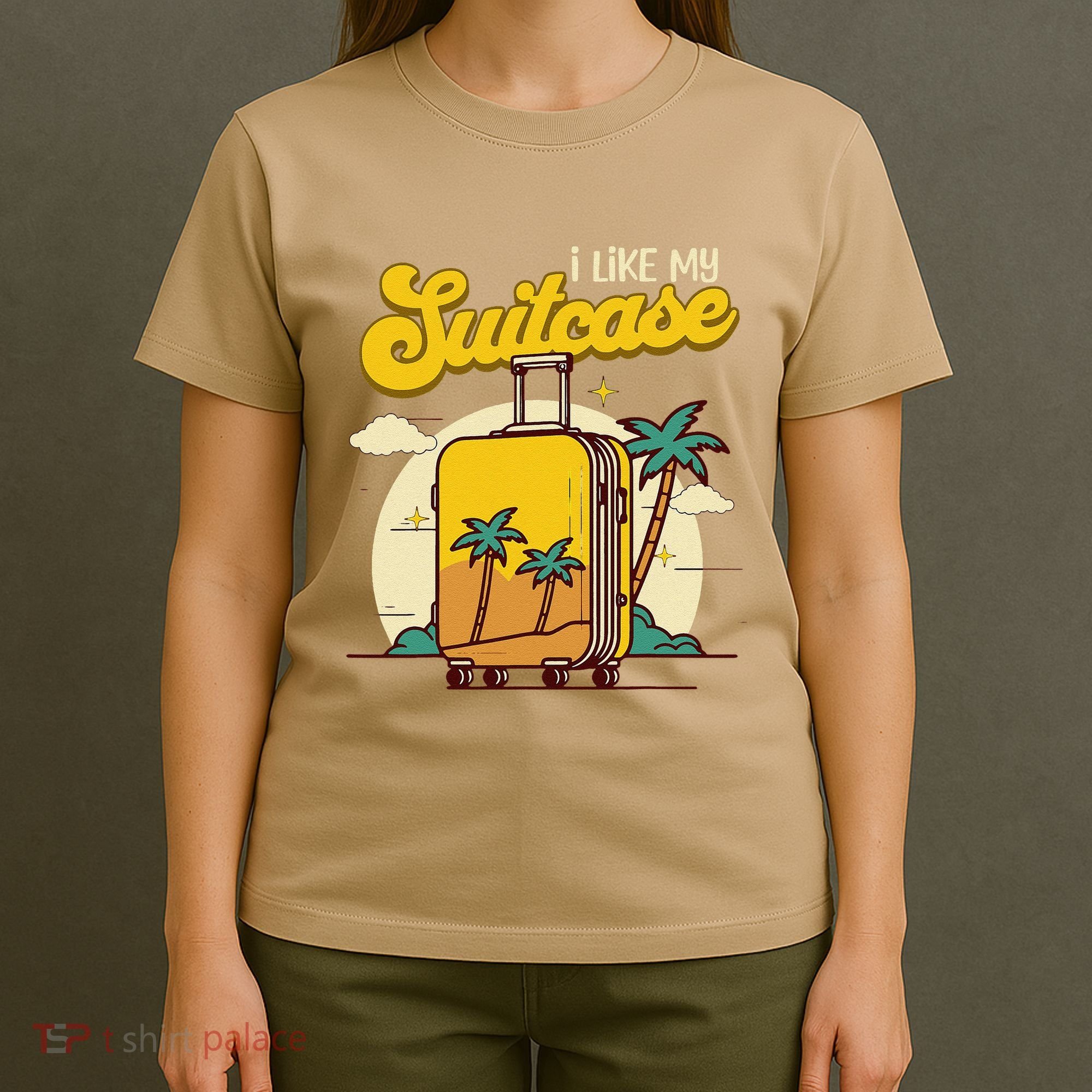 I Like My Suitcase Funny Sootcase Viral Meme Travel T-Shirt