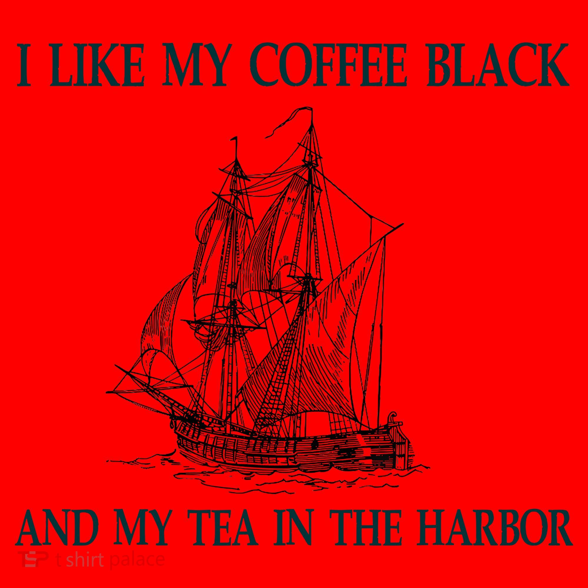 I Like My Coffee Black And Tea In The Harbor Santa Hat