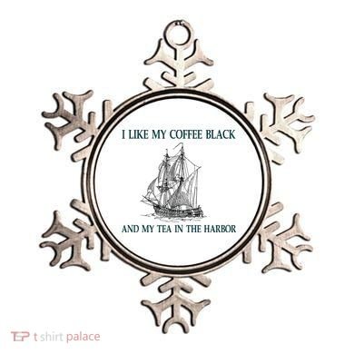 I Like My Coffee Black And Tea In The Harbor Ornament