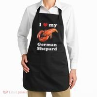 I Love My German Shepard Lobster Apron thumb 2