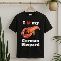 I Love My German Shepard Lobster T-Shirt thumb 2