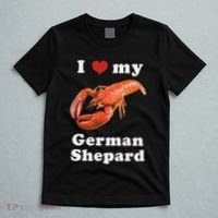 I Love My German Shepard Lobster T-Shirt thumb 5