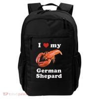 I Love My German Shepard Lobster Backpack thumb 0