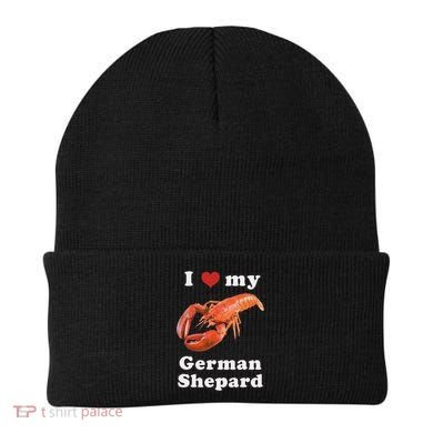 I Love My German Shepard Lobster Beanie