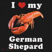 I Love My German Shepard Lobster Coaster thumb 2