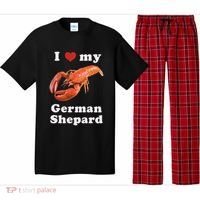 I Love My German Shepard Lobster Pajama Set thumb 0