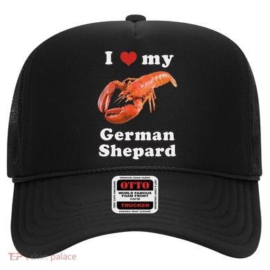 I Love My German Shepard Lobster Hat