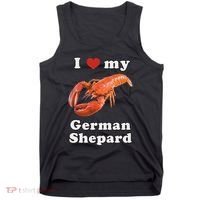 I Love My German Shepard Lobster Tank Top thumb 0