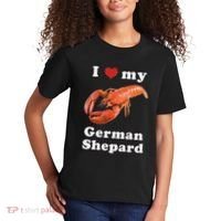 I Love My German Shepard Lobster Kids T-Shirt thumb 2