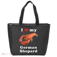 I Love My German Shepard Lobster Tote Bag thumb 0