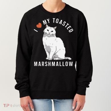 I Love My Toasted Marshmallow Flame Point Siamese Cat Women's Sweatshirt