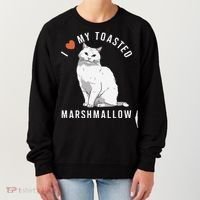 I Love My Toasted Marshmallow Flame Point Siamese Cat Women's Sweatshirt thumb 0