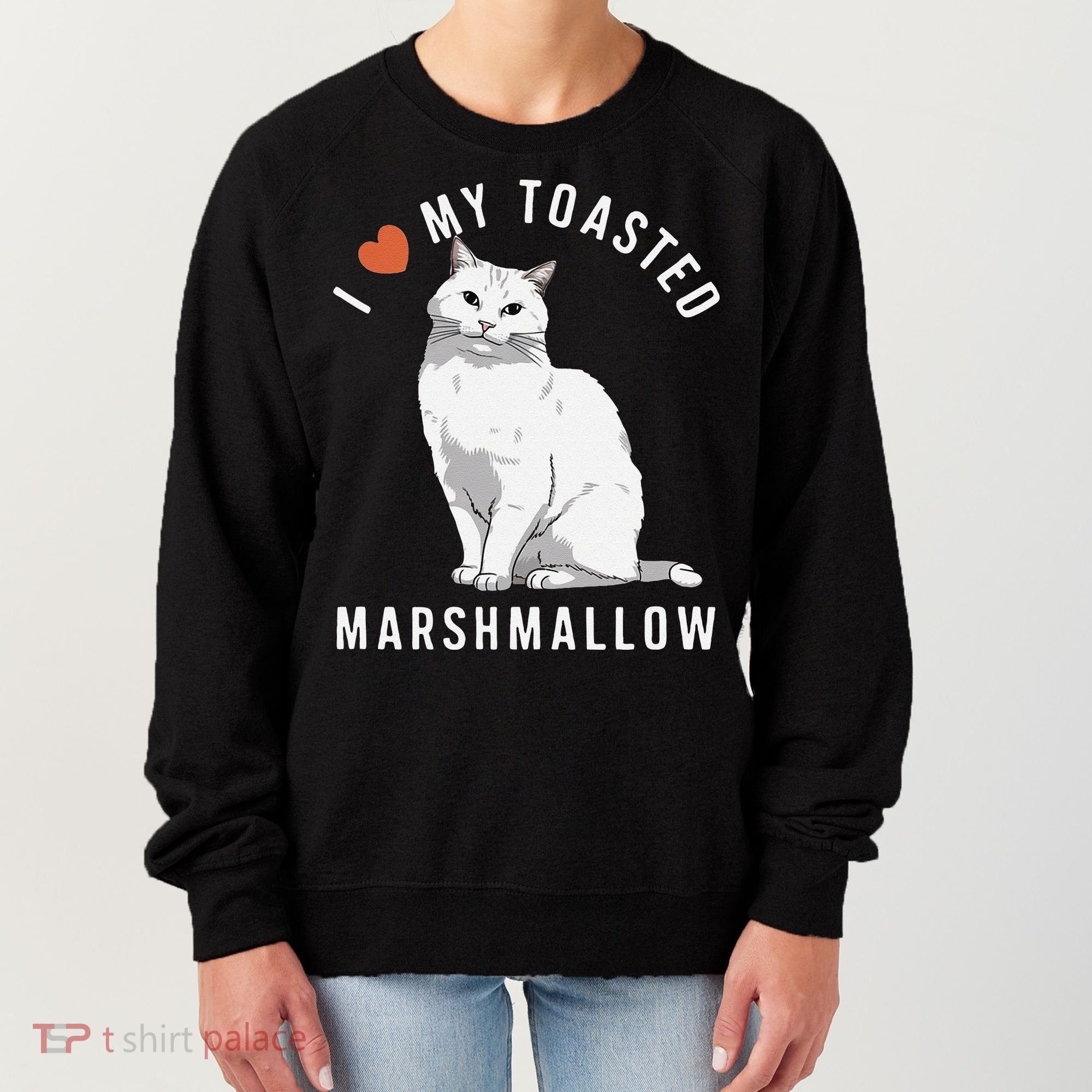 I Love My Toasted Marshmallow Flame Point Siamese Cat Women's Sweatshirt