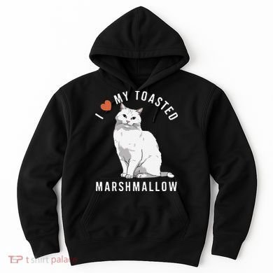 I Love My Toasted Marshmallow Flame Point Siamese Cat Hoodie