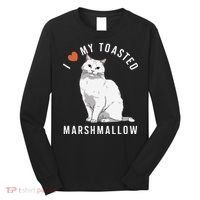 I Love My Toasted Marshmallow Flame Point Siamese Cat Long Sleeve Shirt thumb 0