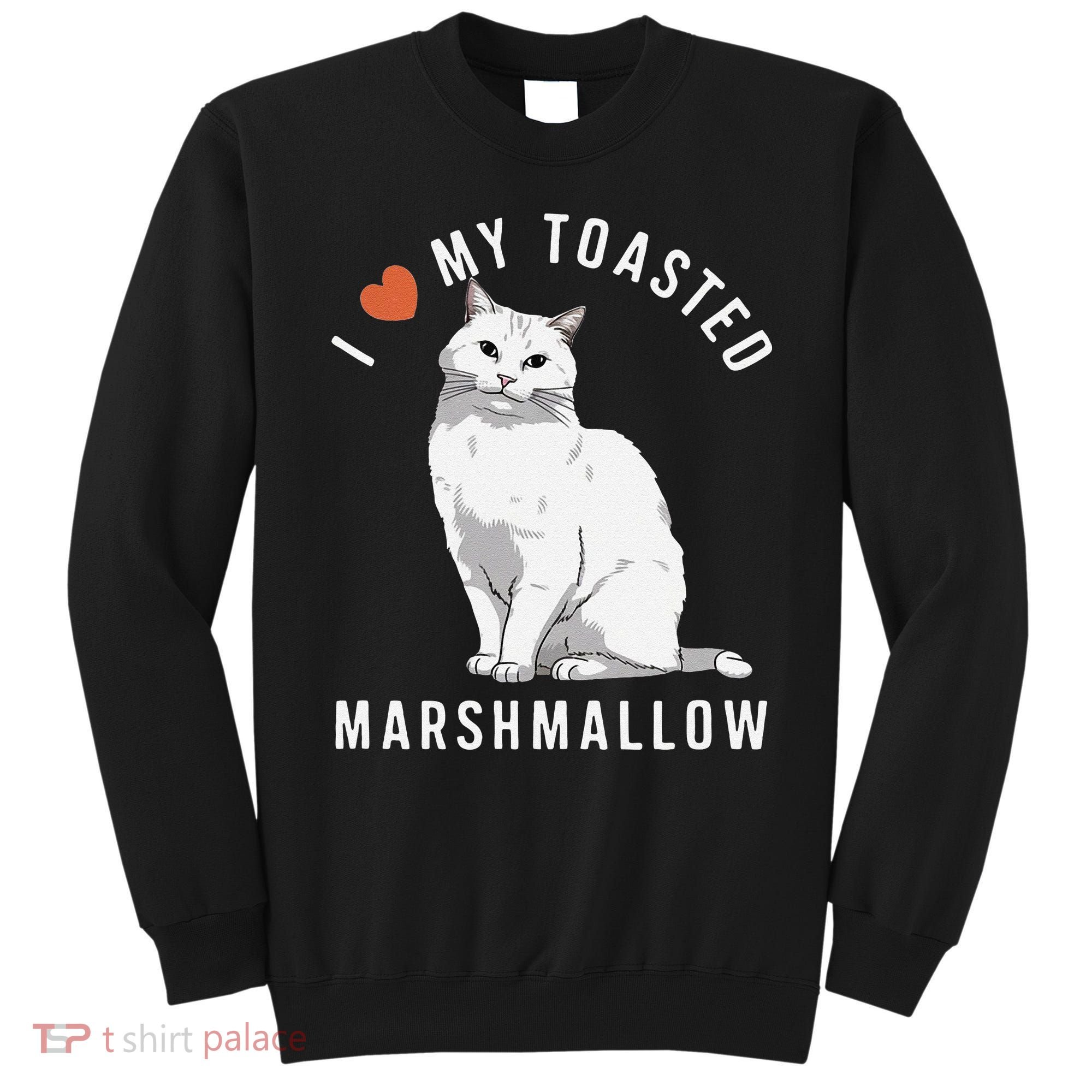I Love My Toasted Marshmallow Flame Point Siamese Cat Sweatshirt
