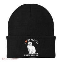 I Love My Toasted Marshmallow Flame Point Siamese Cat Beanie thumb 0