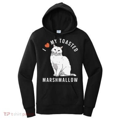 I Love My Toasted Marshmallow Flame Point Siamese Cat Women's Hoodie