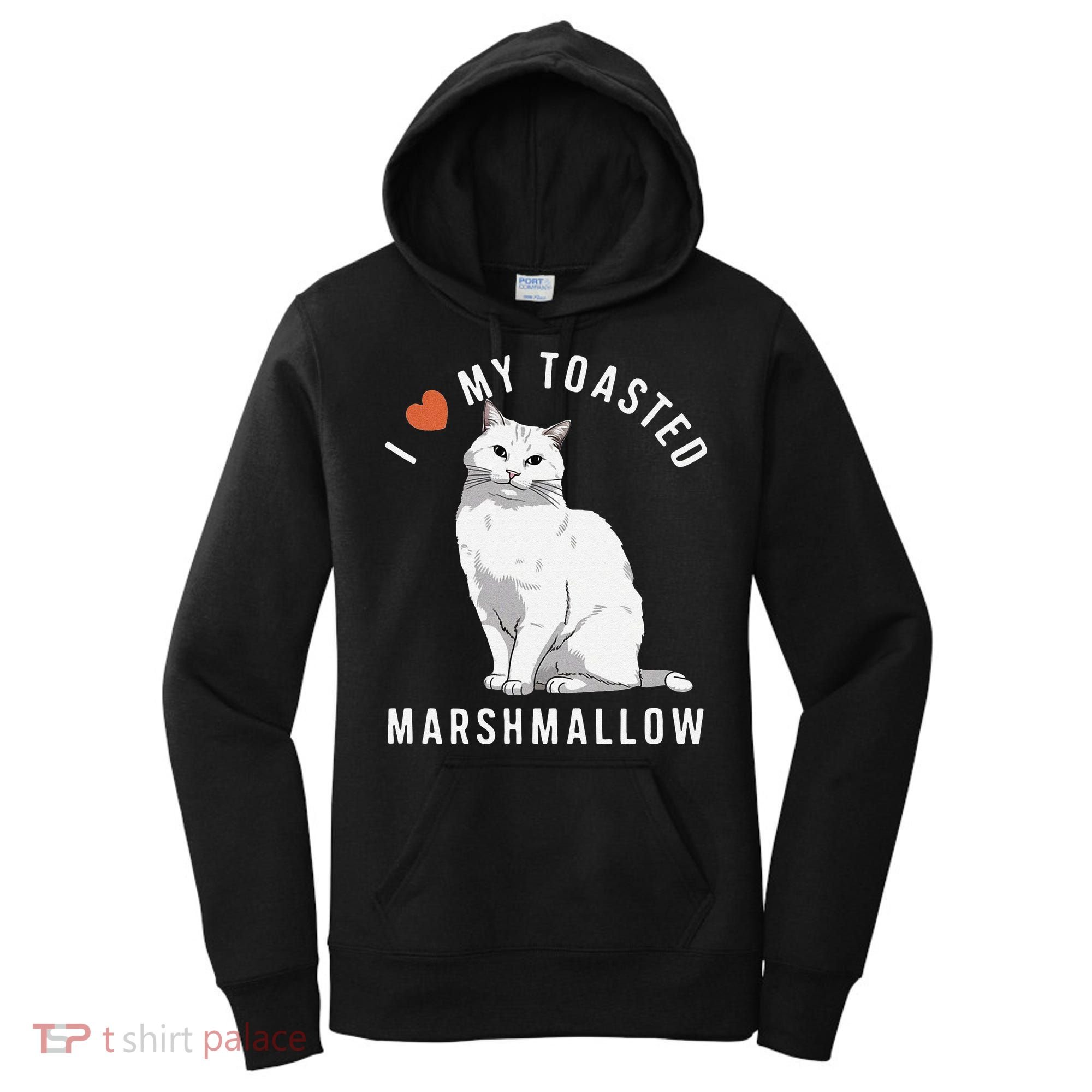 I Love My Toasted Marshmallow Flame Point Siamese Cat Women's Hoodie