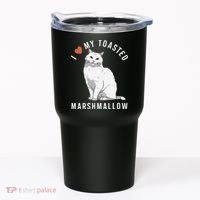 I Love My Toasted Marshmallow Flame Point Siamese Cat Tumbler thumb 0