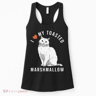 I Love My Toasted Marshmallow Flame Point Siamese Cat Women's Tank Top