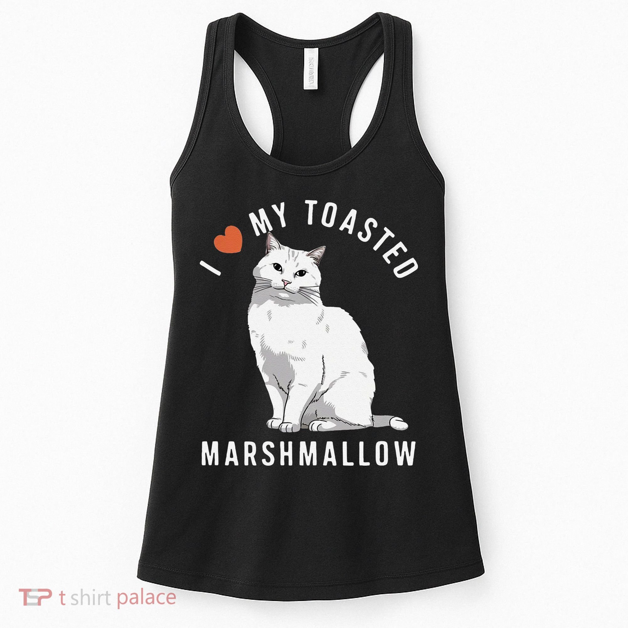 I Love My Toasted Marshmallow Flame Point Siamese Cat Women's Tank Top