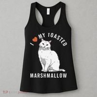 I Love My Toasted Marshmallow Flame Point Siamese Cat Women's Tank Top thumb 3