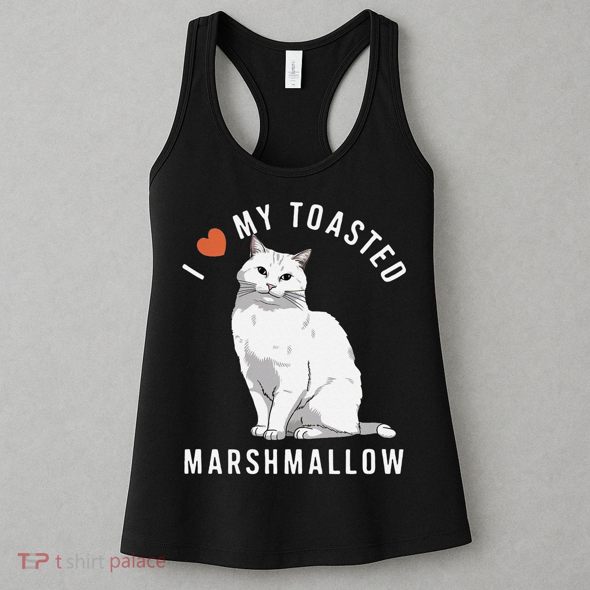 I Love My Toasted Marshmallow Flame Point Siamese Cat Women's Tank Top