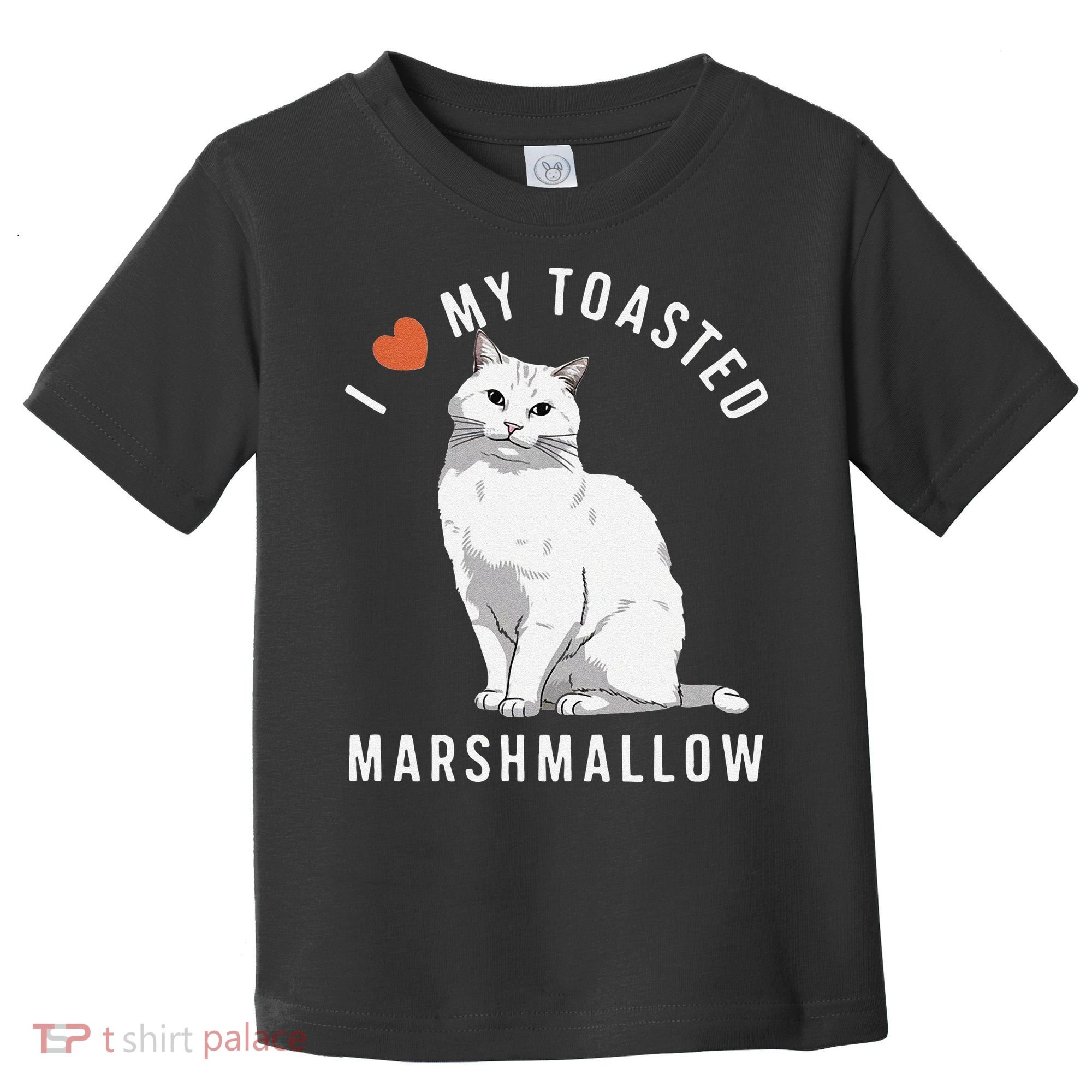 I Love My Toasted Marshmallow Flame Point Siamese Cat Toddler T-Shirt