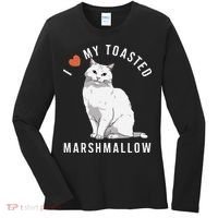 I Love My Toasted Marshmallow Flame Point Siamese Cat Women's Long Sleeve Shirt thumb 0