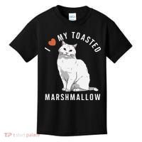 I Love My Toasted Marshmallow Flame Point Siamese Cat Kids T-Shirt thumb 0