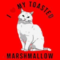 I Love My Toasted Marshmallow Flame Point Siamese Cat Santa Hat thumb 1