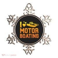 I Love Motor Boating Funny Boater Motor Boating Funny Gift Ornament thumb 0